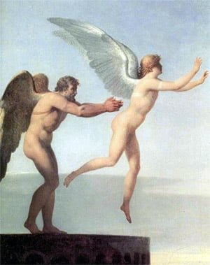 The myth of Daedalus and Icarus