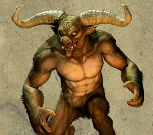 Minotaur, half man - half bull